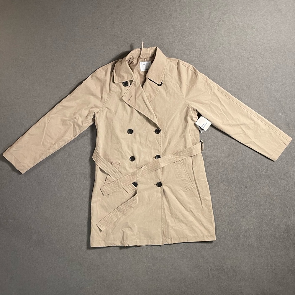 Old navy water resistant trench coat (NWT)